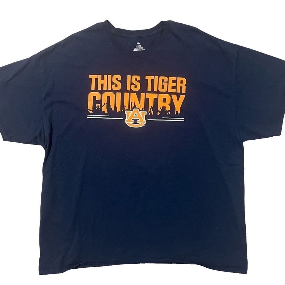 Auburn Tigers T-Shirt Short Sleeve Football NCAA Tiger Country Gameday Mens XXL‎